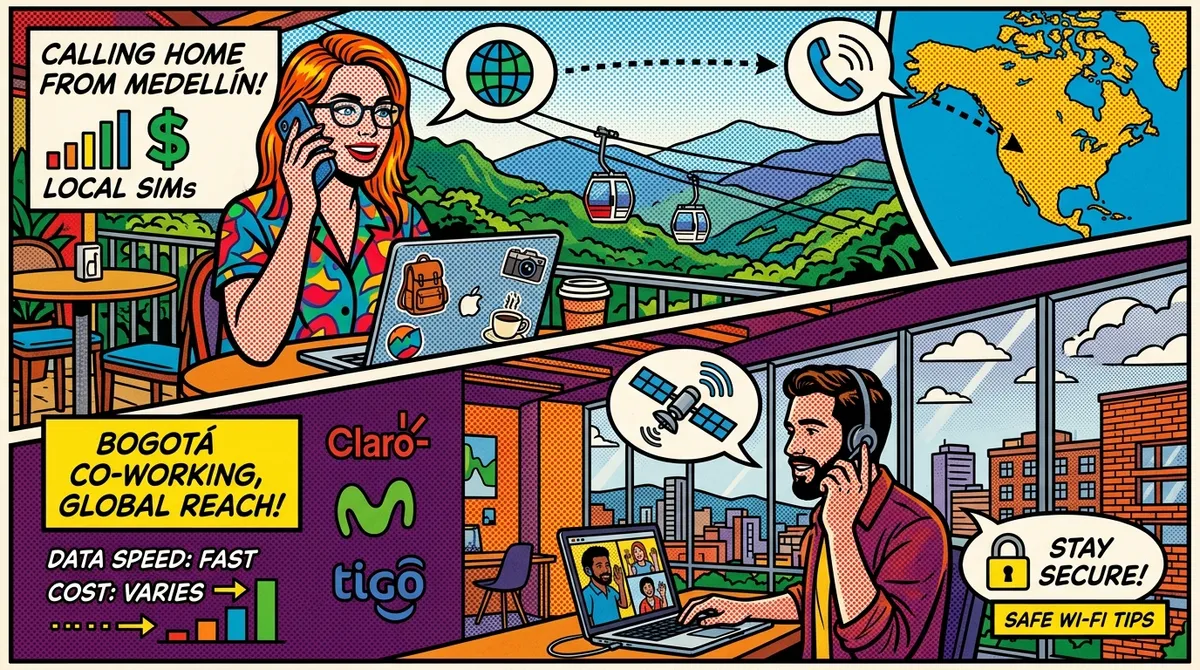 International Calling from Colombia: Medellín & Bogotá Digital Nomad Guide